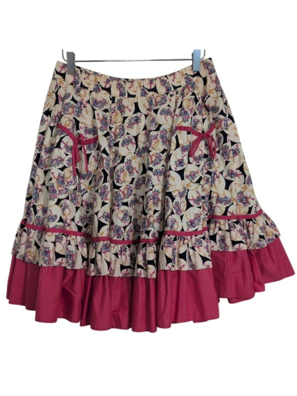 Vintage Partners Please Circle Skirt Womens Size Small Cottagecore Square Dancin